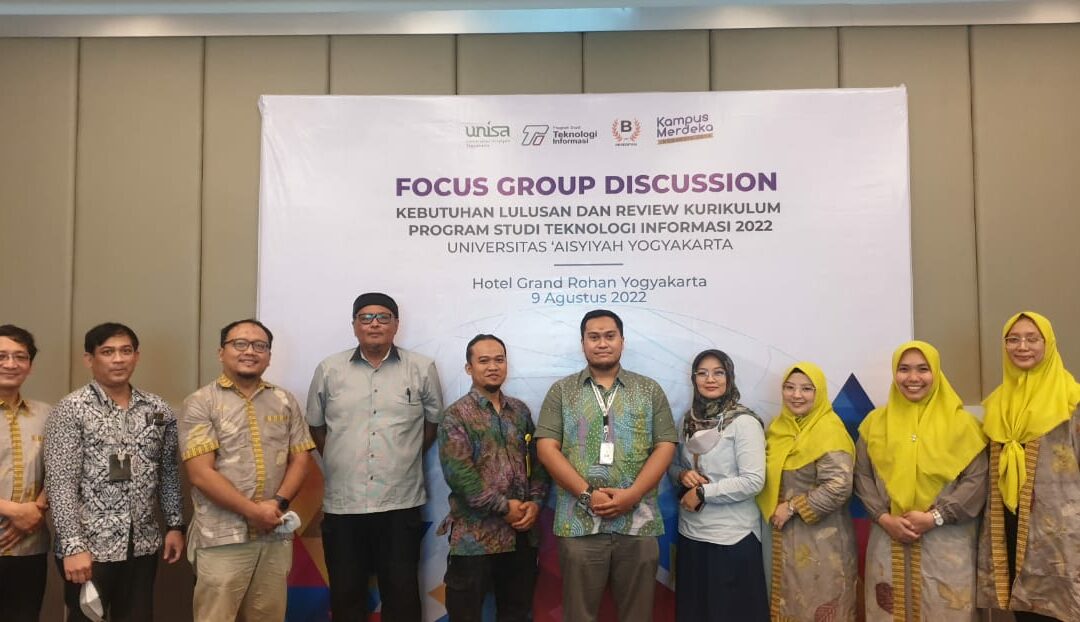 Focus Group Discussion (FGD) Rancangan Kurikulum PSTI 2022 Sesi II : 09 Agustus 2022